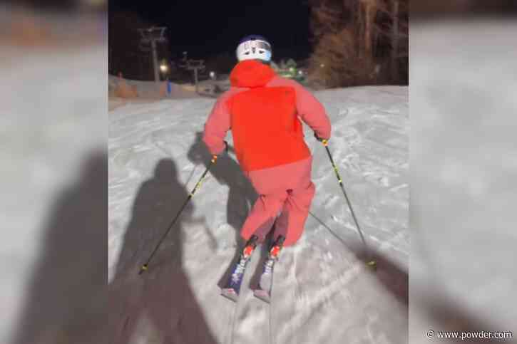 Skier's Bizarre Form Is Turning Heads