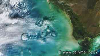 NASA captures 'eerie' holes in clouds over Florida that have been linked to UFO reports and can be seen from SPACE