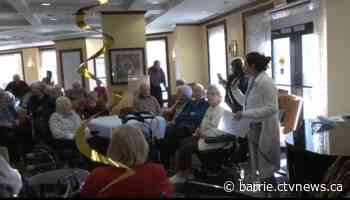 Barrie retirement home treats centennial residents to special celebration