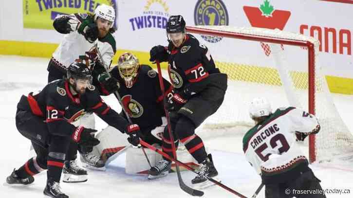 Coyotes beat Senators 5-3 to end 14-game losing skid