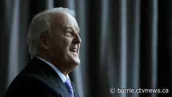 Book of Condolences laid out at Barrie City Hall for Brian Mulroney
