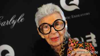 "Geriatrisches Starlet": Modeikone Iris Apfel mit 102 Jahren gestorben