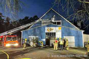 Fünfstelliger Sachschaden nach Brand einer Tischlerei in Sennelager