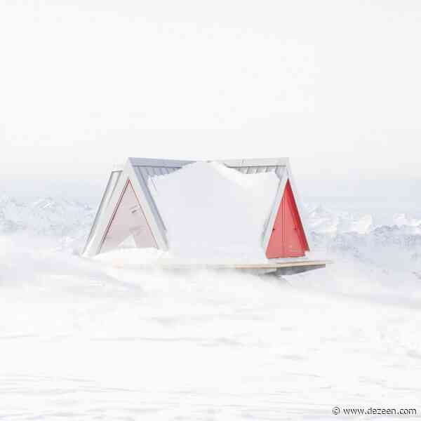 "Minimally invasive" tent-like refuge has panoramic views of Italian Alps