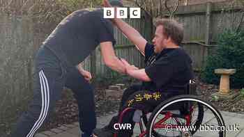 Britain's first paraplegic freestyle kickboxing instructor