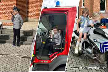 Communieshoot van Politiezone Berlaar-Nijlen is een succes: “Kinderen zijn gefascineerd door politie en brandweer”