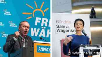 Bündnis Sahra Wagenknecht kassiert in neuer Umfrage ersten Dämpfer – Aiwanger muss hoffen