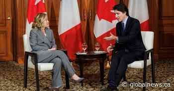 Trudeau meets Italian PM in Toronto, discusses collaboration plans