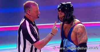 Mark Clattenburg issues Gladiators' Viper with formal warning after pinning down contestant