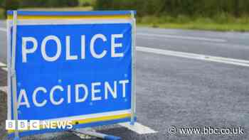 Pedestrian, 57, critical after minibus collision