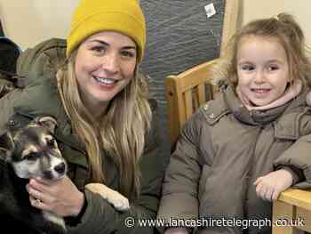 Gemma Atkinson and daughter enjoy 'cuddle club' at Bleakholt