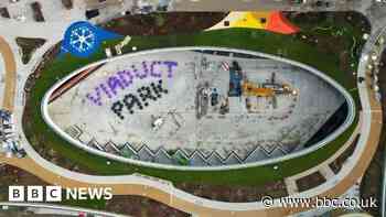 Rooftop park with a view named after public vote