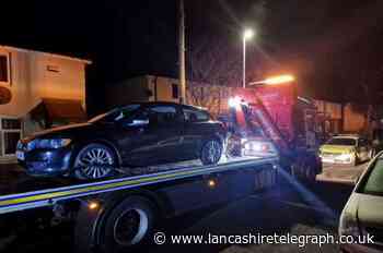 Vehicle seized in Preston after driver abandons it in street