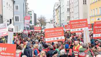 „Bürgerbahn statt Größenwahn“: 1000 Menschen demonstrieren gegen den Brenner-Nordzulauf
