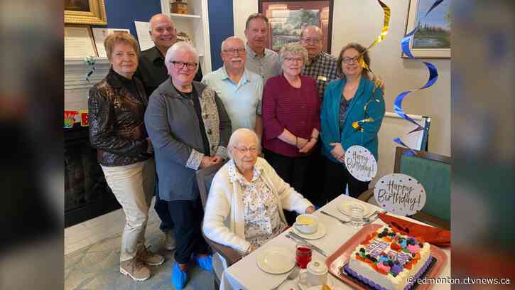 'She's a real inspiration': Edmonton woman celebrates 110th birthday Saturday