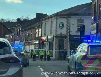 Police close busy Blackburn junction following crash