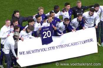 Spelers Anderlecht pakken voor match tegen Eupen uit met schitterend gebaar