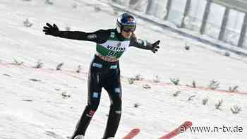 "Flugsaurier" hängt Geiger ab: Wellinger wundert sich über Fahrstuhl-Fahrt in Lahti