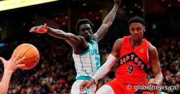 Barrett helps hurting Raptors past Hornets