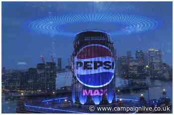 Pepsi Max projects giant CGI can on the Thames