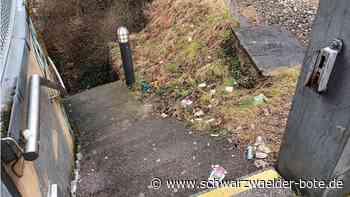 ZOB in Calw: Vermüllte Treppe bleibt ein Ärgernis