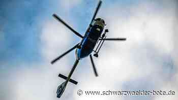 Einsatz in Calw: Hubschrauber sucht vermisste Person