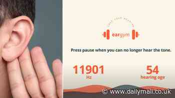How old are YOUR ears? 30-second hearing age check can tell if you're losing your hearing early
