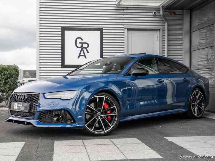 Koop deze schitterende blauwe Audi RS7 performance