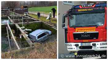 Kofferraum zu schwungvoll geschlossen? – Wie ein Auto in Bernau im Fischteich landete
