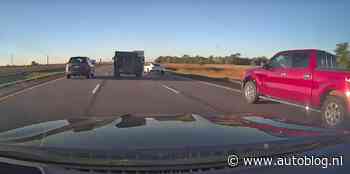 Video: BMW M5 spint met 225 km/u op snelweg