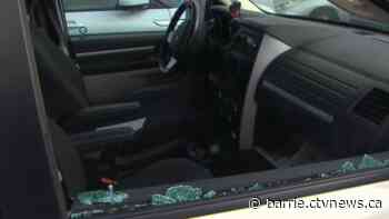 Thief breaks into 6 vehicles by smashing windows in Barrie carpool lot