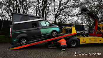 RAF-Einsatz auf der A5: SEK umstellt Wohnmobil auf Autobahnraststätte