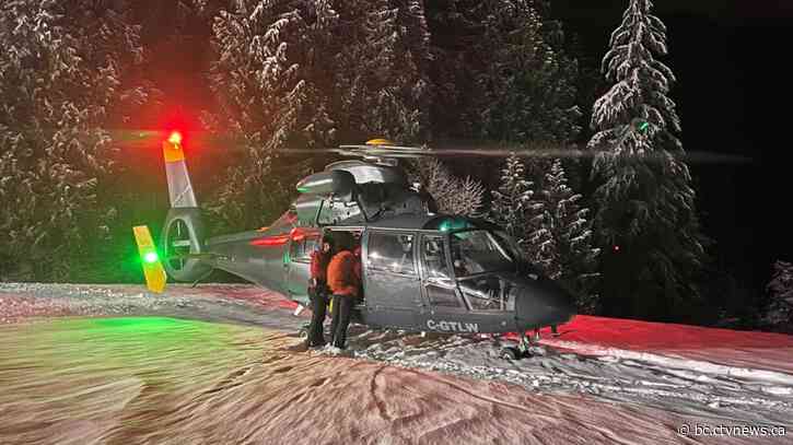 8 lost skiers helped by search-and-rescue crews near Whistler, B.C., over the weekend