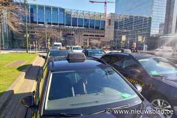 Taxichauffeurs protesteren aan Noordstation: “Wij willen overleg met regering”