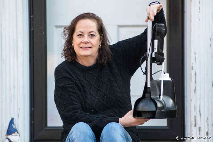 Two longtime Arlington residents innovative new bathroom invention is available for purchase