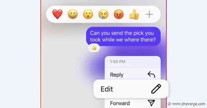 Now everyone can edit their Instagram DMs