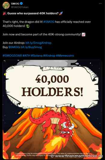 Krypto News: Smog erreicht ATH, wichtige Listung und 40.000 Hodler