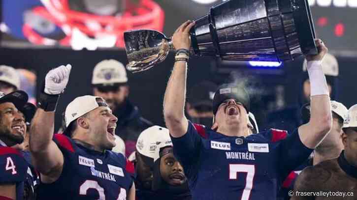 Veteran quarterback Fajardo anxious to help Alouettes defend Grey Cup title