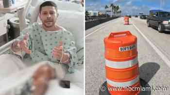 ‘Please have mercy': Motorcyclist begs for help to find driver who hit him in Dania Beach