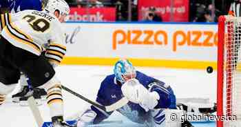 Zacha scores twice, Bruins down Leafs 4-1
