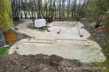 Warburg: Skate-Park in der Diemelaue nimmt Formen an
