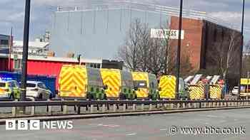 Chemical leak leaves person in hospital