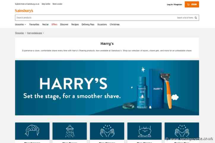 Sainsbury’s launches branded shops concept online