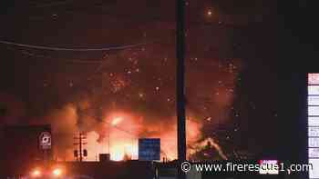 Mich. FFs face flames, explosions at dollar store supplier