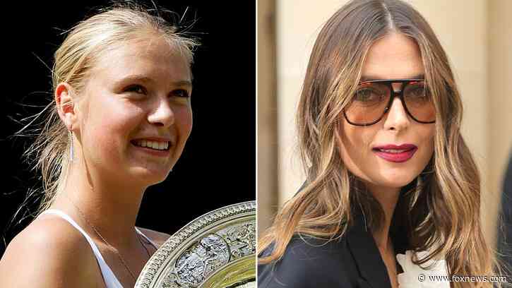 Former tennis star Maria Sharapova dons glamorous look at Paris Fashion Week event