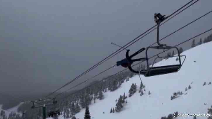 Caught on cam: Ski stunt goes wrong at Lake Louise, Alta.