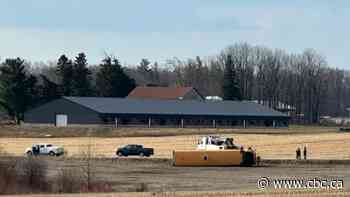 Child airlifted to hospital in school bus rollover south of Woodstock, Ont.
