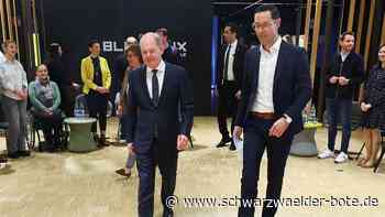 Kanzler Scholz in Nagold: Häfele präsentiert Produktvielfalt