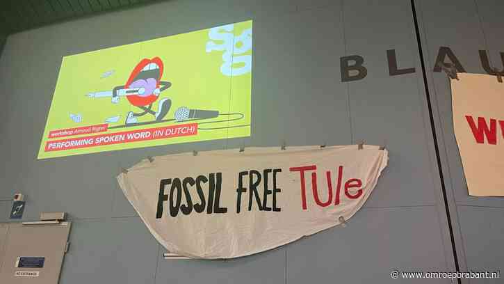 University Rebellion voert actie op de TU Eindhoven: auditorium bezet