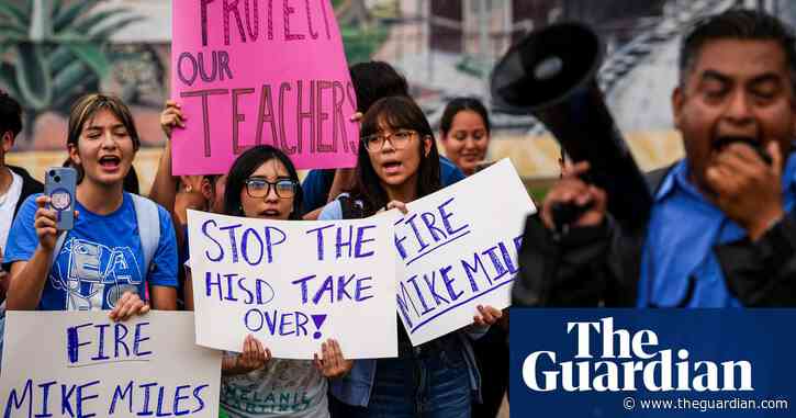 Library cuts and teachers quitting: Texas’s takeover of Houston schools